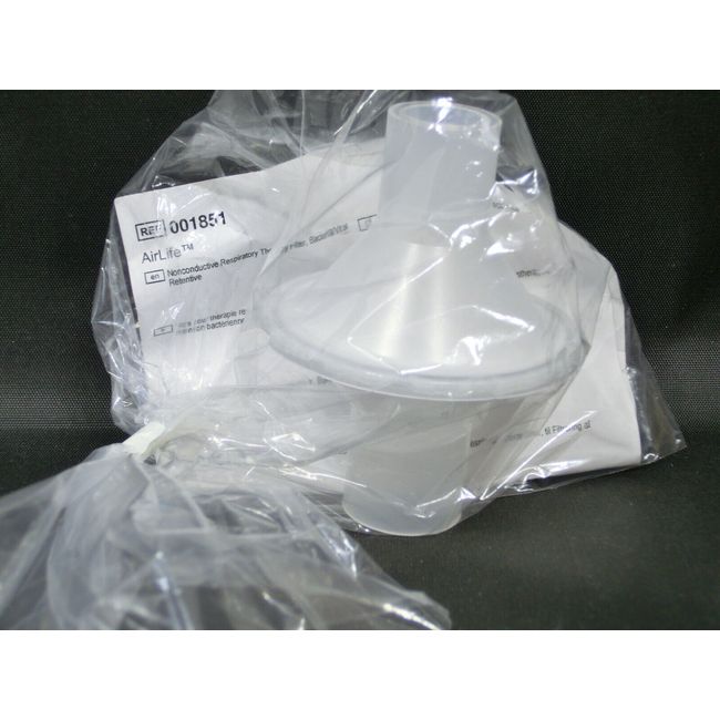 Vyaire Nonconductive Respiratory Therapy Filter Bacterial - 001851 - Case of 50