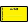 EXHIBIT Preprinted Labels 7/8 X 1.5 Inch Yellow 480 labels