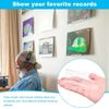 12 Pack Clear Vinyl Record Shelf Wall Mount, 4 Inch Floating Acrylic...