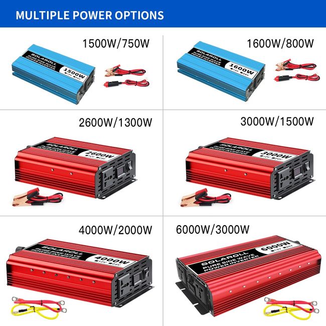 Power inverter Solarvertech FS4000 24V/230V 4000W pure sine wave