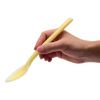 Okabe Yōshi KU-07Y Mouth-Friendly Spoon, One Piece, Deep Shape, Large, Yellow