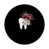 tooth flower vase Tooth Dental Assistant flower PopSockets Swappable PopGrip