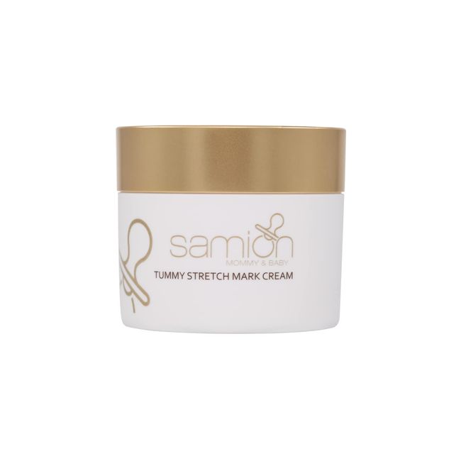 SAMION | TUMMY STRETCH MARK CREAM | Dehnungsstreifen Creme | intensive Hauptpflege | lindert das Spannungsgefühl | 200ml | Vegan