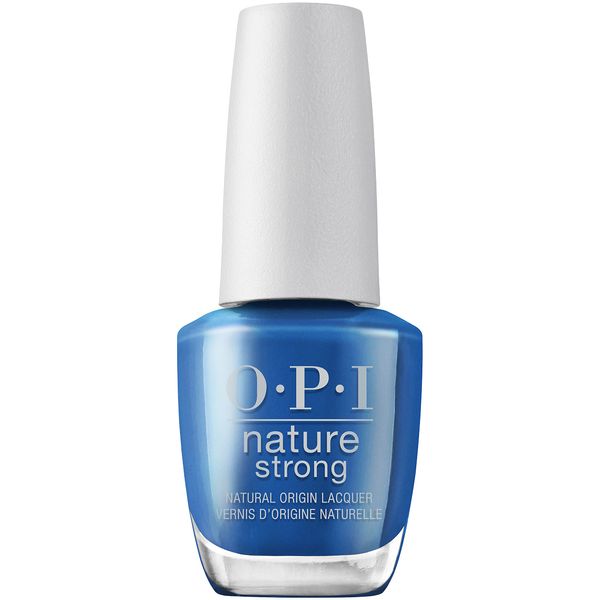 OPI Nature Strong Nail Polish | Quick Dry Vegan Nail Varnish with Long-Lasting Results | Made with Natural Ingredients | Dark Shades | Shore Is Something! | 15 ml