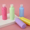 Toureal 100ML Travel Bottles with Flip Cap 5PCS Empty Toiletries Dispenser Container for Travel Size Cosmetics (Multi-colored)