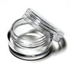 JOVANA 100 Pcs Clear Plastic Cosmetic Sample Containers - 5 Gram