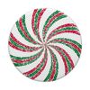 Red Green Peppermint Christmas Candy Cane PopSockets Swappable PopGrip