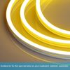 PATIKIL LED Strip Light Clips, 60pcs Translucent Plastic Mounting Brackets, 6mm Width, 20mmx9mmx13mm