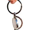 Non-Binary Pride LGBTQ Rainbow Spinning Double Sided Metal Keyring And Gift Bag