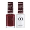 DND DUO - Gel Polish & Matching Nail Lacquer - Winter Wine #752
