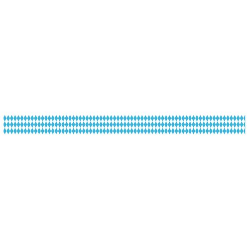 Ursus 590500138 Masking Tape Approx. 15 mm x 10 m, blue diamond, colourful.