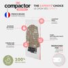 Compactor Aspispace XL Vacuum Compression Bag - 70X145 cm, Transparent, Reusable and Space-Saving