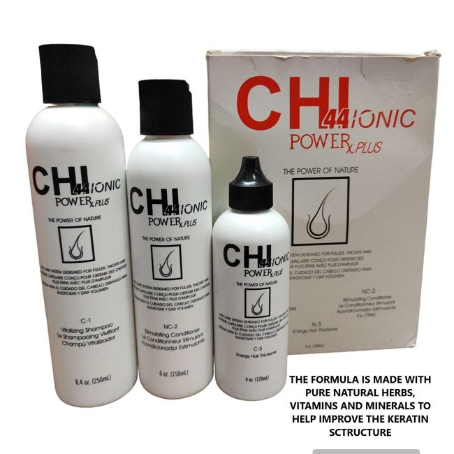 CHI 44IONIC POWER XPLUS HAIR CARE SYSTEM FOR DRY COARSE HAIR AND CHEMICALLY TREA