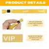 100 Pack VIP Cloth Wristband for Events (Color:Yellow)