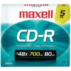 Maxell 648220 648220 CD-R Disc 5 Count