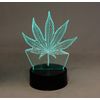 3D Marijuana Leaf Weed LED Light 7 Color Changing Table Light Night Light