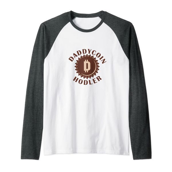 Bottle Cork Caps Beer Lover Father Beer Drinker Daddycoin Raglan Baseball Tee