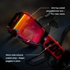 100% STRATA 2 FUO/YELLOW - CLEAR LENS