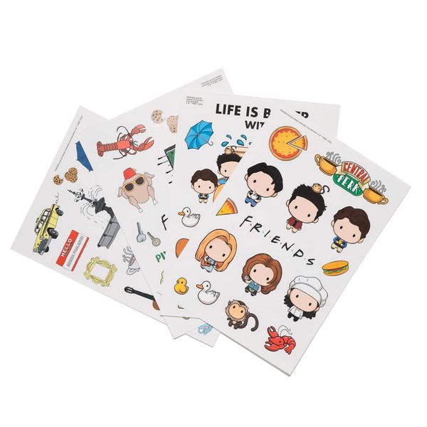 Grupo Erik Friends Stickers Gadget Decals - Waterproof & Removable Stickers - Laptop Stickers - Cute Stickers - Stickers For Children - Stickers For Adults