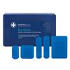 We Can Source It Ltd - First Aid Detectable Plasters - Blue Plasters with Metallic Clips - Assorted Size 100 Pieces