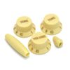 Allparts Stratocaster Knob Set - Cream