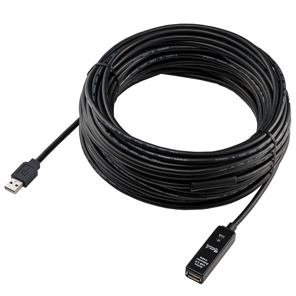 Sanwa Direct 500-USB007 USB Extension Cable 66.8 ft (20 m)