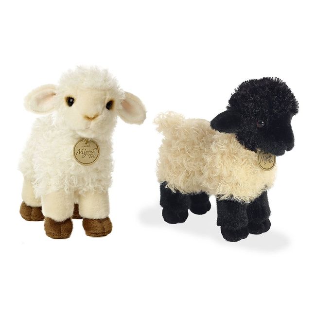 Aurora 7" Miyoni Baby Lamb and 8.5" Suffolk Lamb Bundle