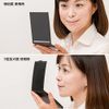 napyuamira- Double-Sided Square konpakutonapyuamira- 3 Times Black AM – 23BK