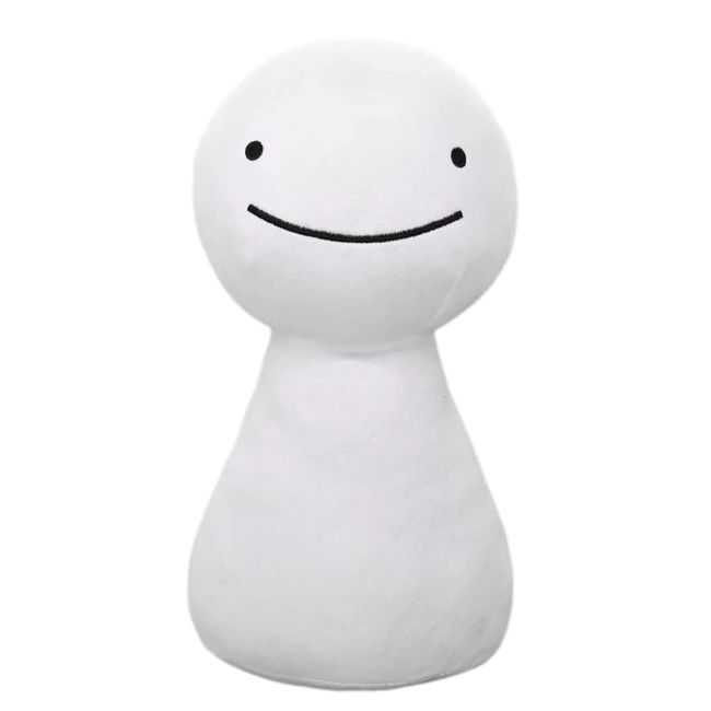 Dream blob Plush, White Plush Toy, Stuffed Doll, Gift for Boys and Girls, 22cm/8.6 inches