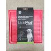 LickiMat Soother Slow Feed Mat for Pets - Pink