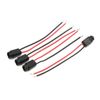 Uxcell Light Socket T5 LED Lamp Dashboard Indicator Light Socket Bulb Harness Wire for Car Pack of 4
