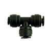 Connect 31039 Push-Fit Tee Union 12mm 5pc,Black