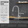 Kitchen Faucets, Upgraded Filter Water Kitchen Faucet with Pull down Sprayer, Br