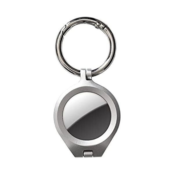 AirTag Case Key Ring ALUMINUM BUMPER (SILVER)