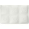Tableware East Buffet Plate 6 Serving Plates 10" White Divider Plates