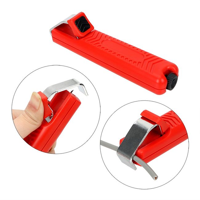 Fruit Stripper Cutter, Wire Stripper Knife, Folding Blade Knife