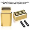 2PC Replacement Foil and Cutters Compatible with BaBylissPRO Barberology Foil Shaver,Compatible with BaByliss Barberology FXFS2G/FXFS2 Shaver,Gold