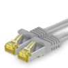 1CONN 1x10.0 M - CAT-7 Cat.7 network cable, Ethernet, Lan & patch cable RJ-45 SFTP 10GB/s - gray