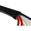 Fisual Expandable Zip Up Cable Tidy (2 Metres, Black)