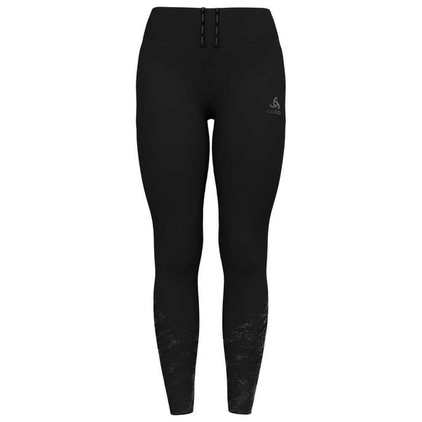Odlo Damen Lauftight ESSENTIAL PRINT, black, XL