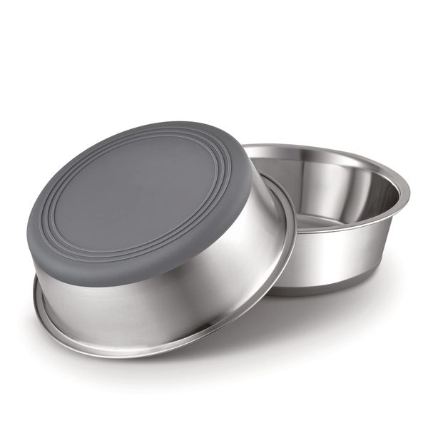 PEGGY11 Stainless Steel Metal Cat Bowls, 480 ml,2 Pack