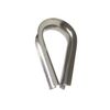 3/32" Stainless Steel Wire Rope Thimble for Cable Rail Eye Rigging - 8 Pack