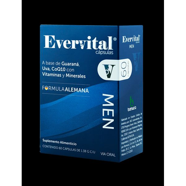 EVERVITAL MEN 60 CAPSULES         GERMAN FORMULA  🇩🇪