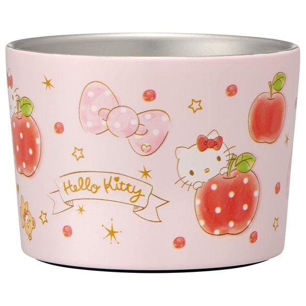 Skater STIC1-A Stainless Steel Vacuum Ice Cream Cup, 4.2 fl oz (120 ml), Sanrio Hello Kitty