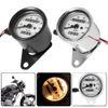 Bike Speedometer 12V 140km/h Universal Meter Backlight Odometer Trip Meter (Black)