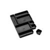Madesmart 8-Piece Interlocking Bin Pack-Carbon Collection Customizable Multi-Purpose Storage, Durable, Easy to Clean & BPA-Free