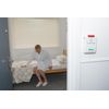 Wireless Bed exit Alarm with Long Term Bed Sensor pad (no Alarm in patient's Room.