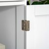 Bathroom Storage Cabinet with 2 Drawers & Adjustable Shelf, White