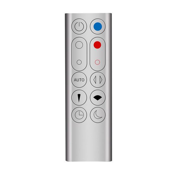 CLVIZCXOM HP02 HP03 Replacement Remote Control for Dyson Heating and Cooling Fan Humidifier Air Purifier Fan Pure Cool Easy Operation No Setting Required Silver Compatible with HP02/HP03