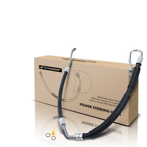 A-Premium Power Steering Hose Pressure Hose Line Assembly Compatible with Mazda Protege 1999-2003 Protege5 2002-2003 Pump To Gear/Rack Pinion